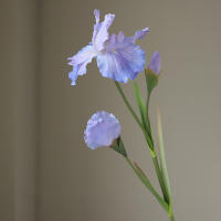 Rama De Iris Artificial Con 3 Cabezas Flores Silken Para Decoración De Mesa De Fiesta Decoración De Hogar Para Bodas Y Aniversarios - details 7