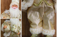 Decoración De Navidad Muñeco De Santa Claus De 30 Cm Para El Hogar Material Plástico Figura De Miniaturas Sin Personalizar - details 16