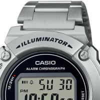 ​reloj deportivo hombre Casio W-219HD-1AV 50m WR luz led 7 años batería correa de acero - details 1