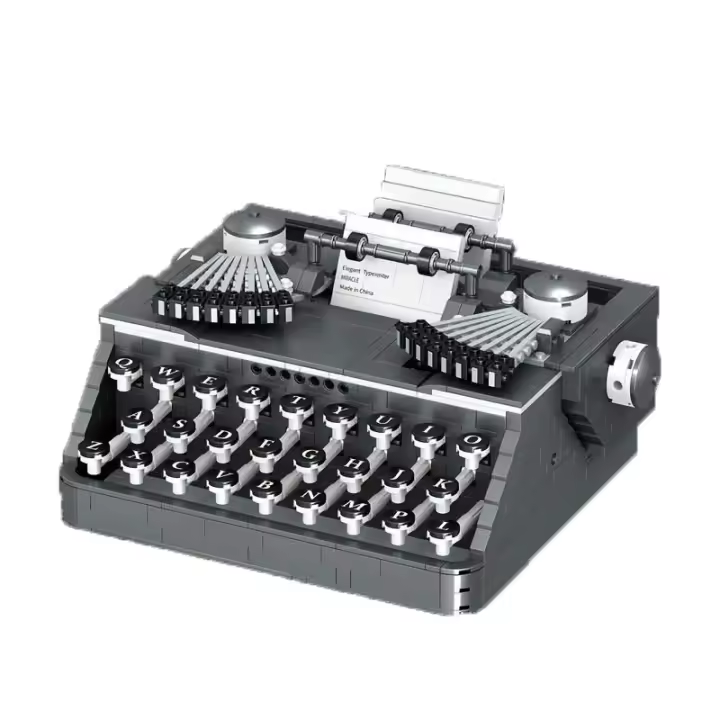 Bloques De Construcción Retro Teclado Clásico Modelo 1136 Piezas Juguete De Artesanía Para Niños Decoración De Escritorio Regalo Educativo Para Niños Y Adultos - 1