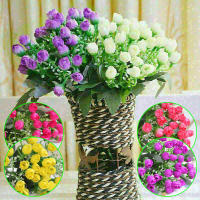 Bouquet De 36 Cabezas De Flores Artificiales Rosa En Buda Decoración De Boda Para Fiesta Festiva Y Decoración Del Hogar - details 0