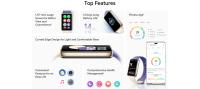 HONOR Band 9  Versión Global Black / Purple / Blue, Diseño de borde de curva | Monitoreo de la salud física | Vida útil de la batería de 14 días - details 1
