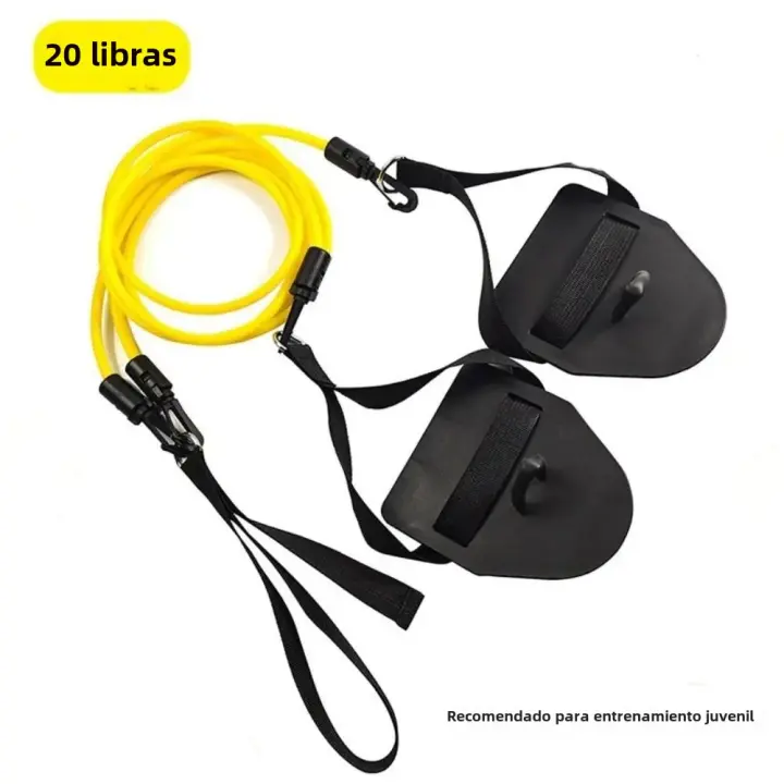 Banda De Resistencia Para Entrenamiento De Brazos Natación Equipo De Fortalecimiento Pilates Fitness Para Mujeres Material Elástico TPE - 1