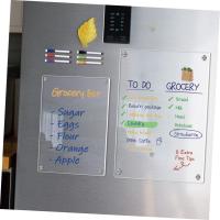 Tablero De Acero Acrílico Magnético 3D Para Nevera Plano Semanal Mensual Notas Borables Tablero De ESCRITURA Moderno - details 0