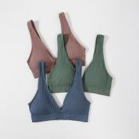 Sujetador Deportivo Para Mujer Con V-Neck Profundo Y Almohadillas Grande De Estilo Francés Cross Border Yoga Sin Costuras En La Espalda No Deja Marcas - details 0