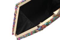 Bolso Clutch de Fiesta Negro con Brillo La Monsita - details 1