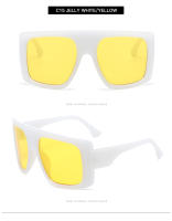 Gafas De Sol Cuadradas Punk Oversize Para Hombre Y2K Tendencia Única Con Lente UV400 Para Ciclismo Y Conducción - details 23
