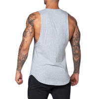 Nueva Llegada De Camiseta De Hombre Para Entrenamiento Ropa De Levantamiento De Pesas Singlet Sin Mangas Deporte Camiseta De Vestido - details 6