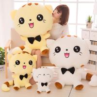 Muñeco De Peluche Gato Con Corbata Para Niños 20cm Suave Almohada Soothing Regalo De Cumpleaños Y Navidad Favorito De Bebé - details 0