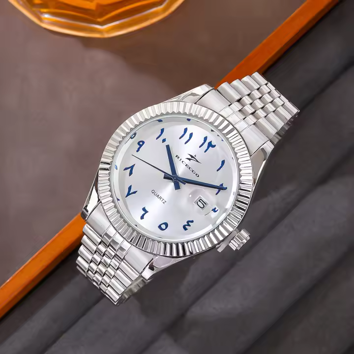 Reloj De Pulsera De Lujo Para Hombre Reloj De Fecha Casual De Acero Inoxidable Reloj De Negocios Deportivo De Lujo Relajado - 1