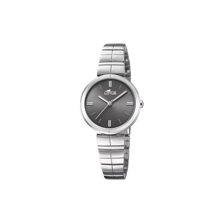 Reloj Lotus Mujer Analógico Cuarzo Acero Inoxidable Plateado - 1