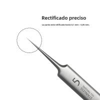 Aguja De Acné Ultra-Fina Para Limpiar Profundamente Los Puntos Negros Y Película De Las Piel De La Cara Herramienta De Cuidado De La Piel De Belleza Y Salón De Belleza - details 4