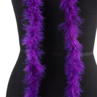 2M Boa De Plumas Para Árbol De Navidad Decoración De Fiesta De Boda Traje De Noche Adorno De Tela Con Cinta Artículos De Ropa Para Mujeres Material De Poliéster - details 5