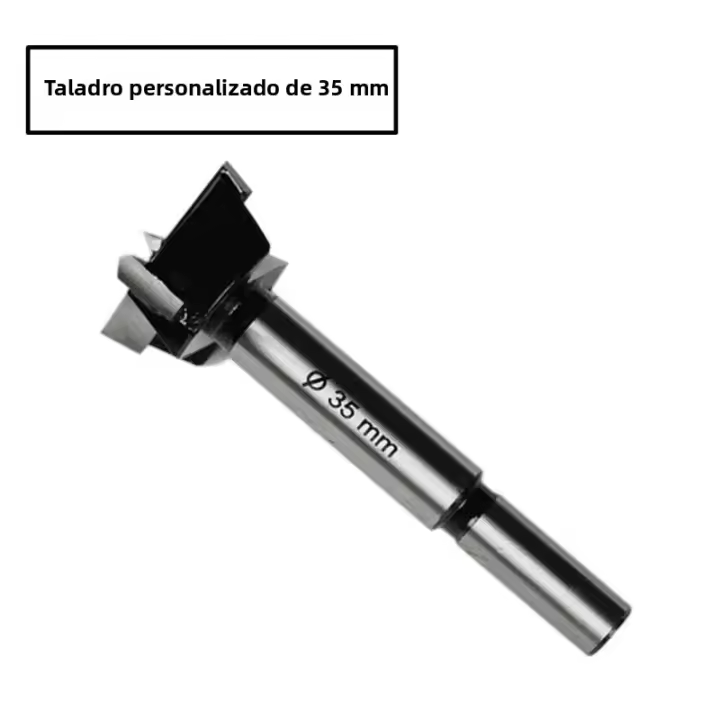 Juego De Guía De Taladro Para Resquicio Oculto De 35MM Estilo Taza Herramienta De Localización De Agujeros Para Madera - 1