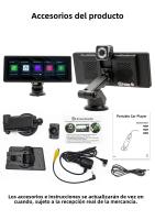BQCC Reproductor Multimedia Portátil Para Coche 10.26 Pulgadas Pantalla IPS Car DVR Con Carplay Sin Cable Android Auto BT USB TF AUX Stereo Inteligente - details 13