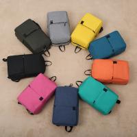 Mochila Pequeña De Color Sólido Impermeable Y De Gran Capacidad Para Viajes Y Escuela Mochila Casual Para Adolescentes Con Capacidad Grande Para Libros Y Utensilios Escolares - details 16