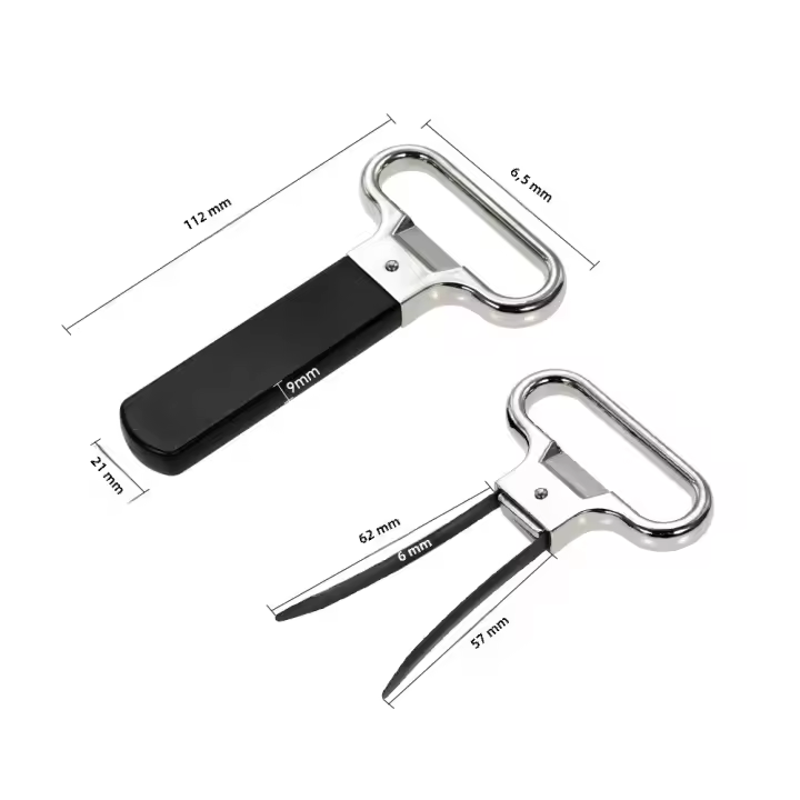 Abrepuertas De Dos Agujas Para Botella De Vino Remover De Tacos De Corcho Herramienta Ecológica Para Abrir Botellas De Vino - 1