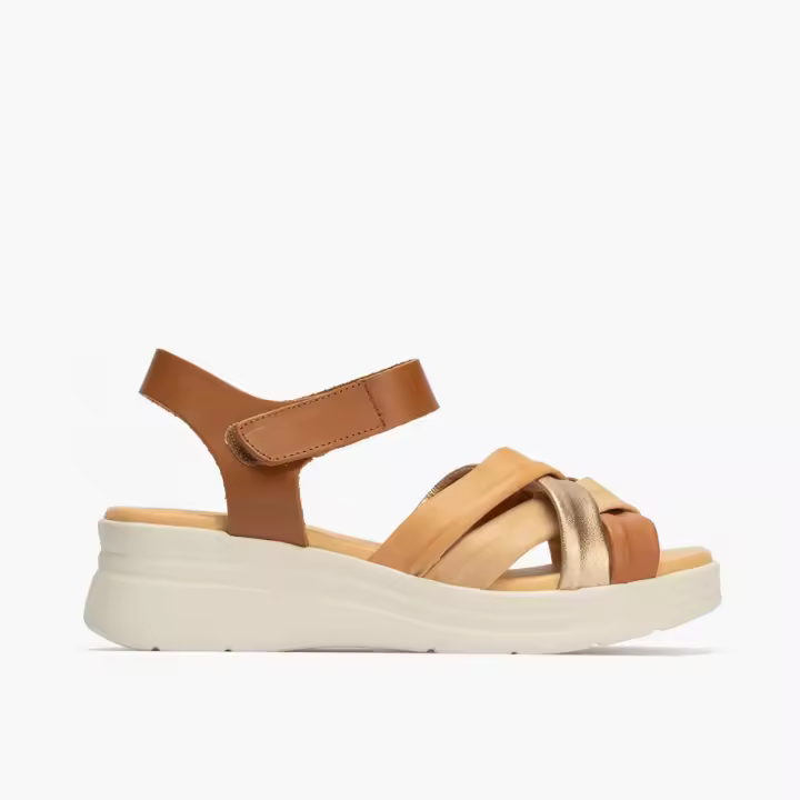 PITILLOS 10610 NATUR Sandalias altas mujer 34980 25V SANDALIA PALA TUBULARES CRUZADA NATURAL - 1