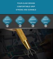 Grabbador De Componentes Electrónicos Con Cuatro Garrajas Herramienta Manual Para Extraer IC BGA Piezas De Juego Reparación De Joyería - details 5