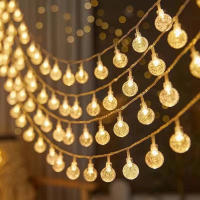 Luz De Cadena LED 10M 80LED Luces De Burbuja De Navidad Decoración De Fiesta De Boda Para El Hogar Y Año Nuevo - details 0