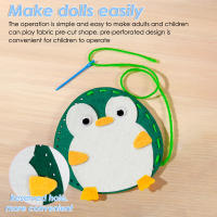 Kit De Costura Para Niños Divertido Y Educativo Iniciación Creativa Kit De Costura Portátil DIY De Lana Para Familia - details 1