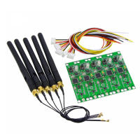 Transmisor y receptor inalámbrico, placa PCB 2 en 1 con antena para luz de escenario, 5 piezas, 2,4 Ghz, DMX 512 - details 0
