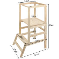 Torre de aprendizaje para niños, silla de aprendizaje, trona, taburete. - details 0