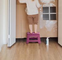 The Secret Home - Taburetes Plegables Multiusos (Pack de 2) - Escalera Antideslizante - details 3