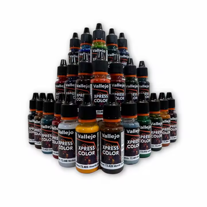 Silu Pack Completo 24 Pinturas Xpress Color para Pintar Warhammer 40k y Miniaturas - 1