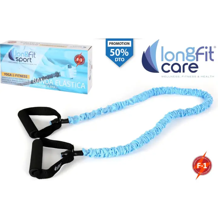 LongFit Care - Banda de Resistencia Elástica F1 Sport - Ideal para Entrenamientos Completos - 1