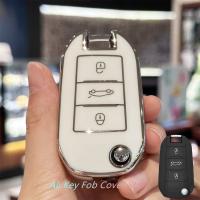 Funda Para Llave De Coche Peugeot 5008 208 308 Apta Para Citroen C3 C4 Cactus Opel Crossland X Zafira Corsa Material TPU - details 5