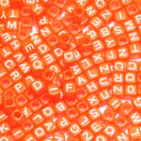 100pcs Cuentas De Letras Cuadradas 6mm Negro Y Oro Aleación De Acrílico Para Manualidades Y Creación De Joyas DIY - details 16