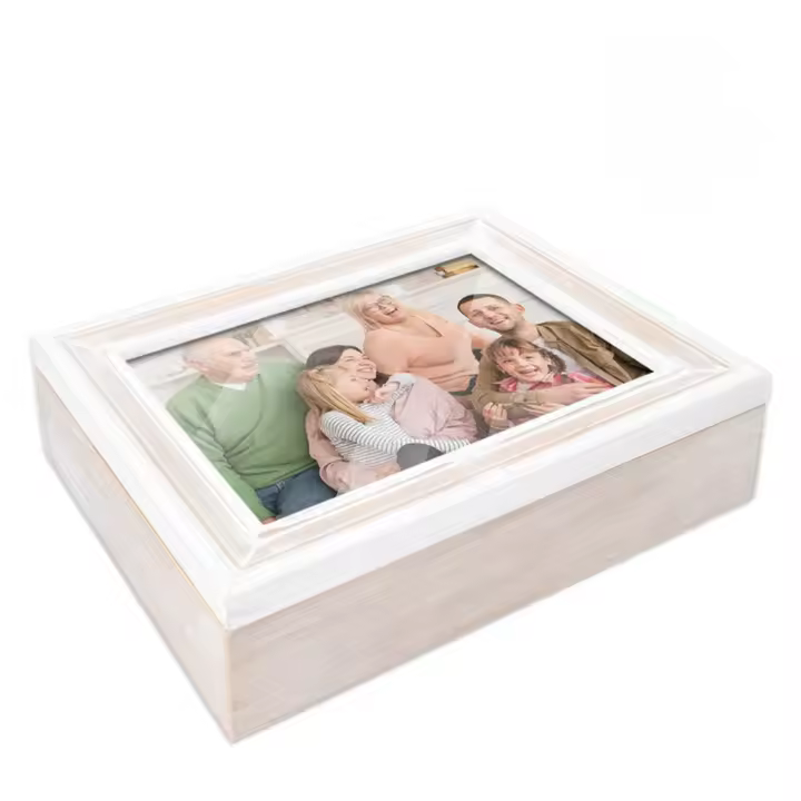 Caja Portafotos de Madera Para Tu Foto Favorita. Joyero, Relojero, Pendientes SANGOIMPRESS - 1