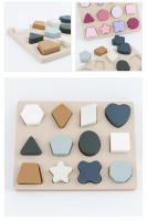 Juegos Educativos Montessori Para Bebés Juguetes De Silicona De Grado Alimenticio Formas Geométricas Rompecabezas De Aprendizaje - details 5
