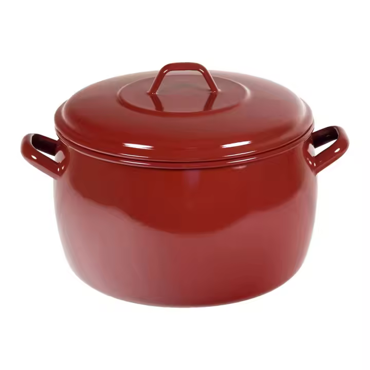 Olla esmalte clásico con tapa - 20 cm - 5 l - 1
