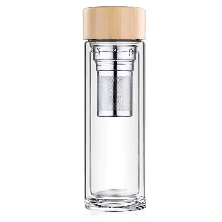 Botella de Vidrio de Borosilicato de Doble - 1