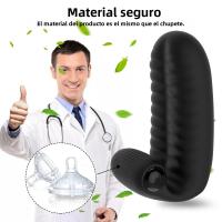 Vibrador Para Mujer Con 2 Dedos Estimulador De Clítoris Y Punto G Masajeador Vaginal Orgasmo Lezariano Masturbador Erótico De Silicona Médica - details 3