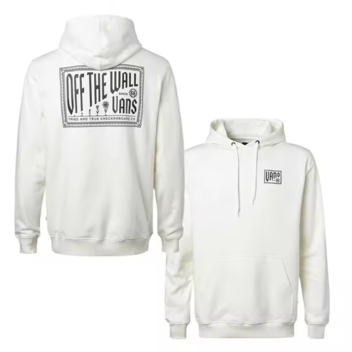 SUDADERA VANS BOOMED 66 PULLOVER-B MARSHMALLOW - 1