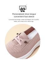 Zapatillas Casuales Para Mujer 2025 Suela Gruesa Transpirable De Malla Cómodas Y Asequibles Con Envío Gratis - details 7