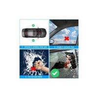 1 Kit Emergence Coche with 2 Silbate, Martillo de Emergencia, para Romper La Ventana, Cortar El Cinturón 2 PCs Martillo Rompe Cristales Coche y Cortador de Cinturón de Seguridad, 2EN - details 0
