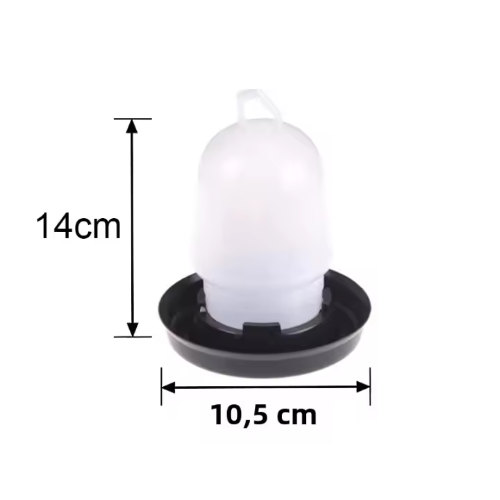 Pequeño Bebedero Automático Para Pollos 300ML Tazón De Agua Para Pájaros Vaso De Ración Para Aves De Corral Color Aleatorio - 1
