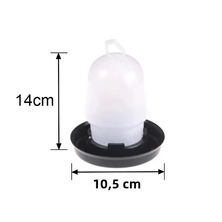 Pequeño Bebedero Automático Para Pollos 300ML Tazón De Agua Para Pájaros Vaso De Ración Para Aves De Corral Color Aleatorio - 1
