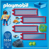 Recinto de tortugas con su casita y cuidadora - Playmobil City Life 5534 - details 1