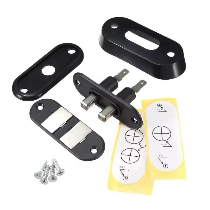 Black Sliding Door Contact Switch For Car Van Alarm Central Locking For T4 - 1