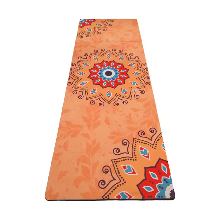 🎁【Detalles para Mamá】Esterilla de Yoga 183x68cm 🌿 | Antideslizante Natural (Goma + Ante) | 1.5mm Grosor Ideal Pilates/Yoga 🧘‍♂️ | Absorbe Sudor 💦 | Plegable + Ligera 🎒 | Para Casa/Gimnasio/Danza 💃 - 1