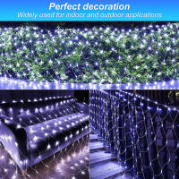 Luces Solares De Red 1pc Jardín Pared Techo 8 Modos Control Remoto Auto Encendido/Apagado Exterior Luces Twinkle Para Patio - details 10
