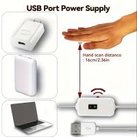 Lámpara Nocturna LED DC 5V Con Sensor De Movimiento USB Luz De Fondo Para TV Cocina Lámpara De Noche Rectangular Controlable Por Movimiento - details 12