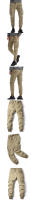 Nuevos Pantalones De Lona Algodón Para Hombre 2024 Pantalones Cargo Casual Tácticos Multibolsillos Estilo Safari Negro Y Caqui Ropa De Trabajo - details 3