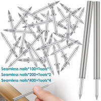 Tornillos De Acero Sin Marcas Para Banda De Enchufe 100-500Pcs Con Cabeza Doble Y Tubo Instalación Sin Problemas Para Carpintería Y Obras Domésticas - details 5