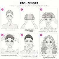 Manga De Cabello Para Mujer De Nylon De Alta Elasticidad Y Suave Para Pelucas Y Piezas De Cabello Transpirable Y Ligera - details 5